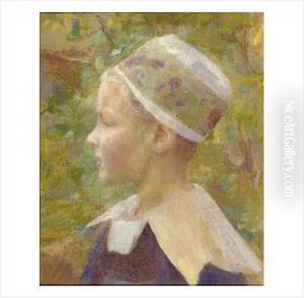 Marguerite, Fille De L'artiste, Vue De Profil - view 1