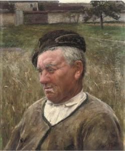 A Farmer In A Meadow