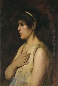 Profilo Femminile by Publio Tommasi