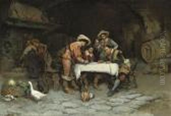 A Game Of Dice In The Tavern - view 1