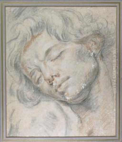Head Of One Of Michaelangelo's Slaves - view 1