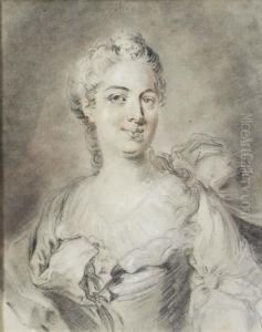 Portrait Of A Lady, Bust Length by Francois de Troy