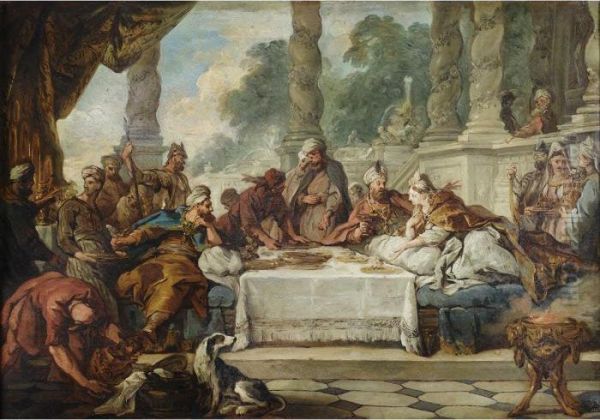 Le Repas D'esther Et D'assuerus - view 1