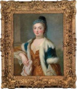 Ritratto Di Dama In Veste Di Sultana by Jean Francois de Troy