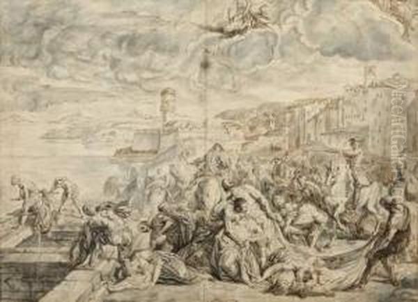 Le Chevalier Roze A La Tourette 
Pendant L'epidemie De Peste De 1720 Dit La Peste De Marseille. - view 1