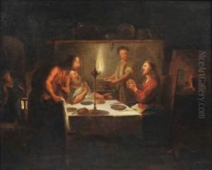Le Christ Et Les Pelerins D'emmaus