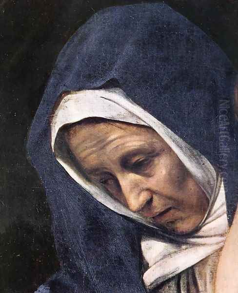 The Entombment (detail 2) 1602-03 - view 1