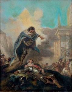 Saint Louis Posant Sa Couronne Sur Henri Iv Endormi