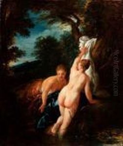 Il Bagno by Jean Francois de Troy