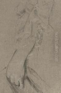 Study Of A Left Hand And A Lace Cuff
