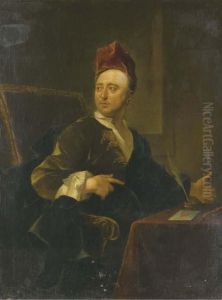 Portrait D'homme Au Turban A Son Bureau