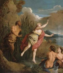 Pan And Syrinx by Jean Francois de Troy