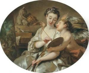 An Allegory Of Painting by Jean Francois de Troy