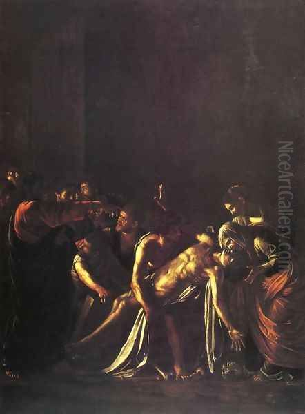 The Raising of Lazarus by Caravaggio