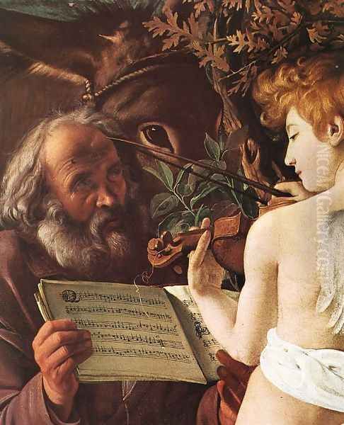 Rest on Flight to Egypt (detail 1) 1596-97 - view 1