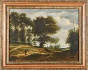 Paesaggio Con Viandanti by Lodewijk De Vadder