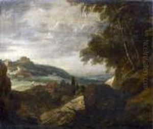 Paysage De Collines by Lodewijk De Vadder