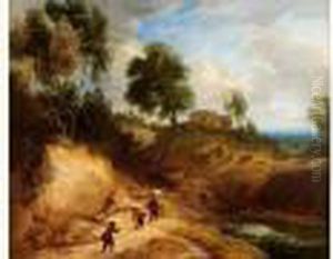 Paysage Aux Promeneurs by Lodewijk De Vadder