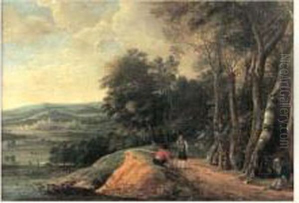 Paysage Aux Promeneurs - view 1