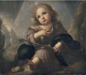 The Christ Child As The Good Shepherd by Juan De Valdes Leal