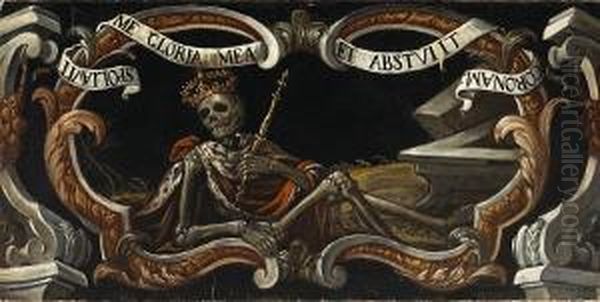 An Allegory Of Mortality; Also A Companion Painting Of The Same Subject (a Pair) - view 1