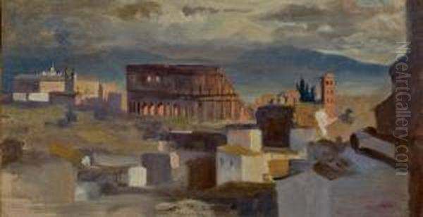 Vue Du Colisee A Rome - view 1