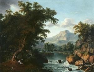 A Mythological Landscape by Pierre-Henri de Valenciennes
