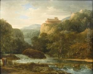 The Falls At Tivoli by Pierre-Henri de Valenciennes