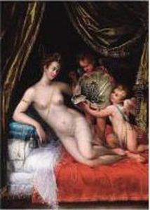 The Toilet Of Venus by Dirck de Quade Van Ravesteyn