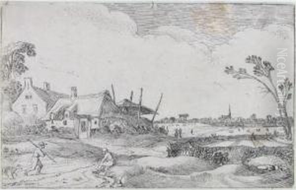 Der Bauernhof Links Des Weges - view 1