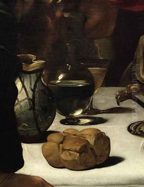 The Supper at Emmaus, 1601 (detail-3) - view 1