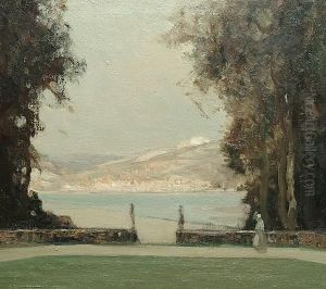 On The Terrace by Joseph Vickers De Ville