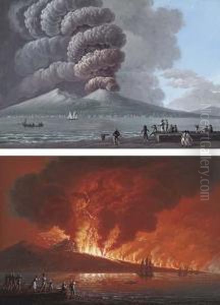 The Eruption Of Vesuvius - view 1
