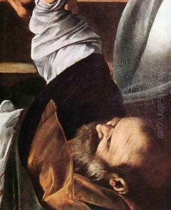 The Martyrdom of St Matthew (detail 3) 1599-1600