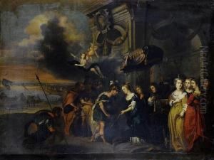 Dido And Aeneas by Cornelis De Vos
