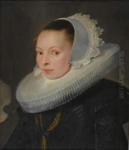 Portrait De Femme A La Collerette by Cornelis De Vos