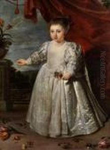 Portrait Der Tochter Des Kunstlers by Cornelis De Vos
