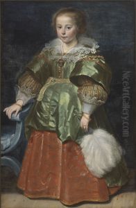 Portrait Of A Young Girl by Cornelis De Vos