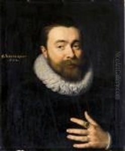 Ritratto Di Gentiluomo Inabito Scuro Con Gorgiera, All""eta Di Ventinove Anni Ritratto Di Gentiluomo Inabito Scuro Con Gorgiera, All""eta Di Ventinove Anni