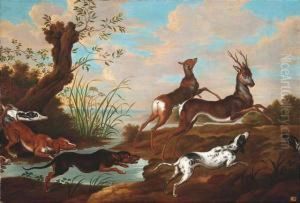 The Stag-hunting. Oil/canvas/canavs The Stag-hunting. Oil/canvas/canavs