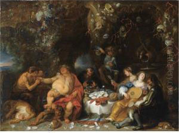 A Bacchanal In A Grotto - view 1