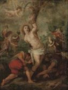 The Martyrdom Of Saint Sebastian by Simon de Vos