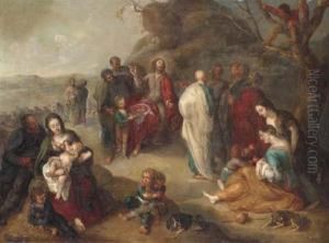 The Feeding Of The Five Thousand by Simon de Vos