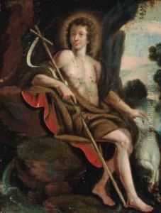 Saint John The Baptist In The Wilderness by Simon de Vos