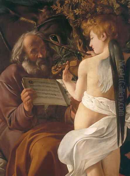 Rest during the flight into Egypt (detail-2) - view 1