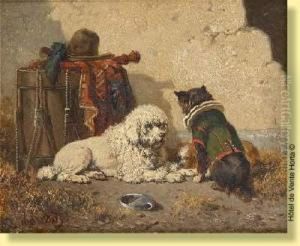 Chiens De Saltimbanques by Vincent de Vos