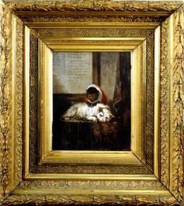 Le Singe Et Le Chien Blanc. by Vincent de Vos