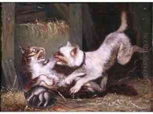 :chien Et Chat by Vincent de Vos