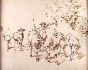 Le Bouvier by Felix Dominique De Vuillefroy