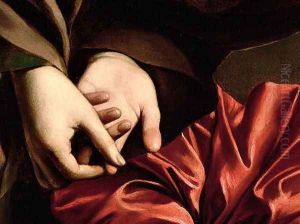 The Conversion of the Magdalen, 1597-98 (detail) by Caravaggio